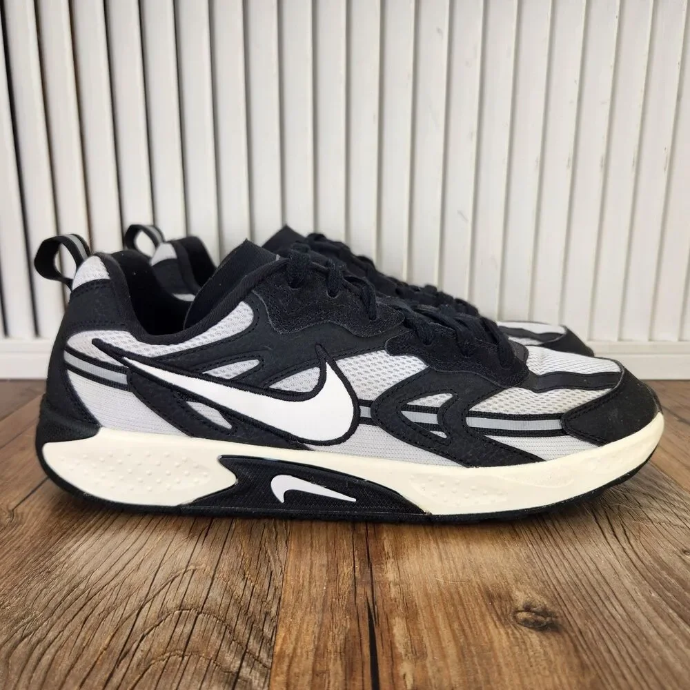 Nike Jam Sneakers Womens Size 10.5 Black White Breaking Dance Shoes FN0314-004